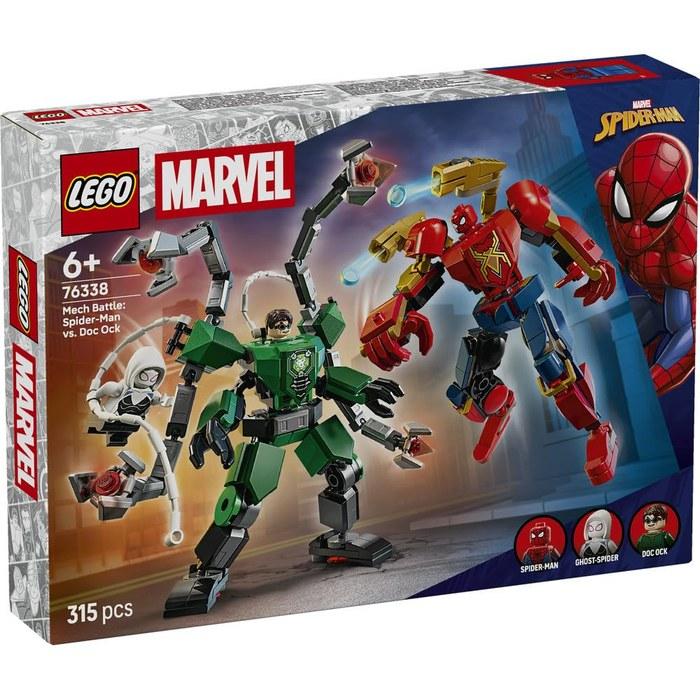LEGO Marvel Spider-Man vs. Doc Ock Mech Battle 76338 (Multicolor, 5 inch)