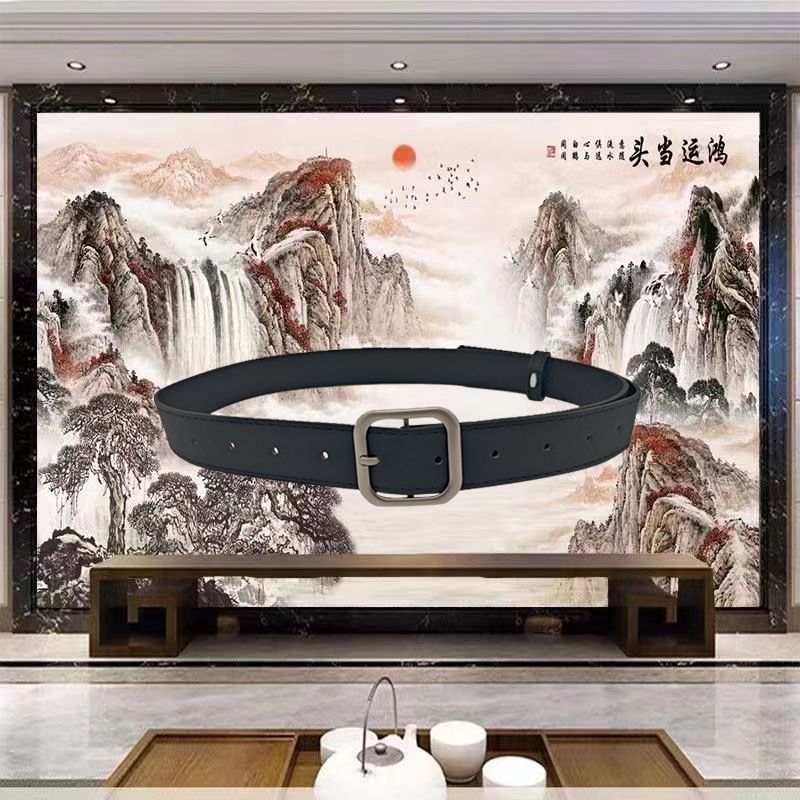 

Pu Trendy Belt For Women Vintage Inspired Denim Accessory Perfect For Everyday Fashion General Strap Small