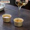 70ml El Yapımı Yixing Mor Kum Çay Fincanı Kazıma Lotus Usta Kupası Küçük Tadım Çay Kasesi Chazhan Puer Kupa Çin Zisha Çay Takımı