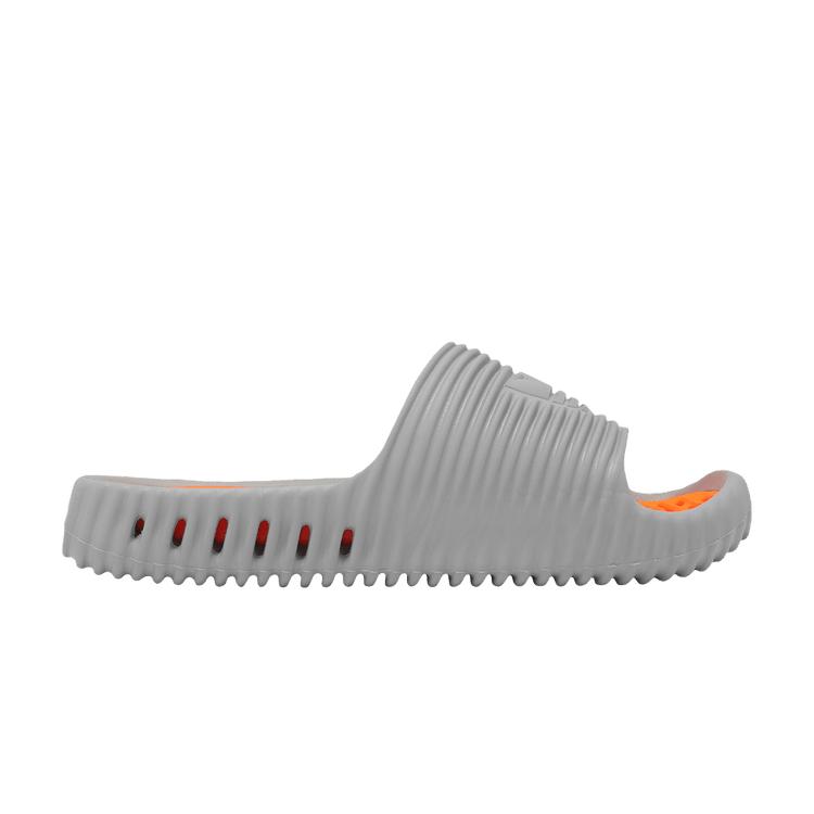 

adidas Adilette 25 Slide Grey Solar Orange Men Sneakers Grey-Two JH5518 42