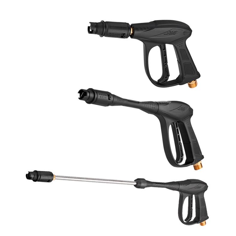 High-Pressure Car Wash Water Gun Head with Spray Nozzle, Brush, and 58-Type Compatibility for Household Cleaning