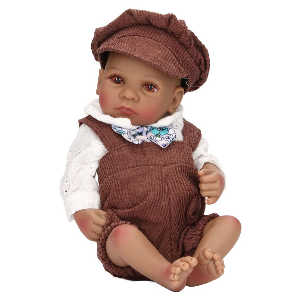 Newborn Infant Doll 10 Inch Children Lovely Lifelike Soft Silicone Girl Baby Doll Role Play Toy
