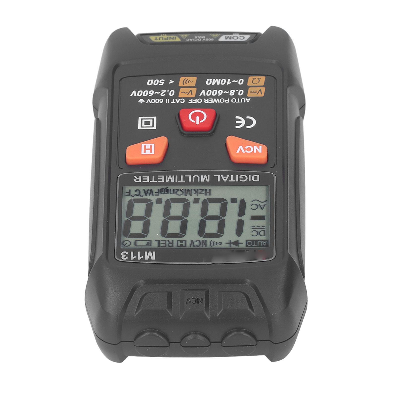 

Мультиметр Цифровий Автоматичний Вибір Діапазону Комплект AC Вольтметр Амперметр Оомметр Висока Точність Портативний Електричний