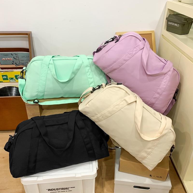 New fashionable casual gym bag handbag yoga bag women's wet and dry separation large capacity duffel bag short trip travel bag