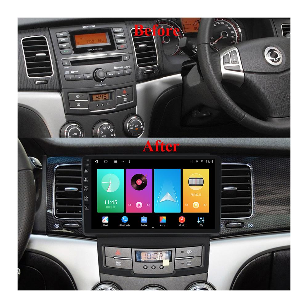Car Radio Android Auto Carplay For SsangYong Korando 2010-2013 Multimedia Player Head Unit Stereo GPS Navigation BT WIFI 1+16GB