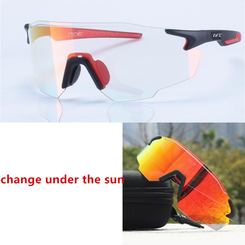 NRC Herren Radsport-Sonnenbrille UV400 TR90 Sport Fahrradbrille MTB Mountainbike Angeln Wandern Reiten Brillen für Damen sport