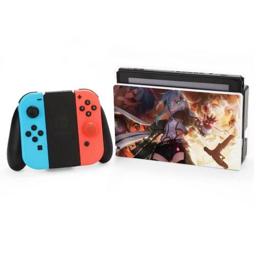 SAO Sinon Switch Dock Case, Switch Base Protective Shell, Popular Anime Switch Dock Cover, Game Console Storage, Drop Protection, Shock Absorption, Sc