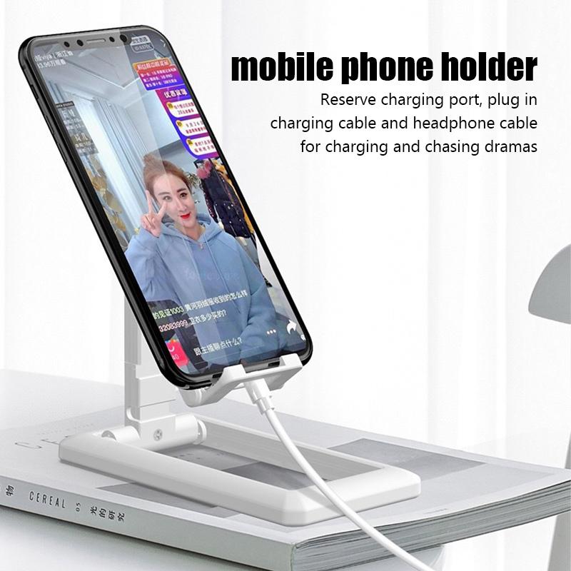 Lazy Folding Mobile Phone Bracket Holder Stand Creative Lifting Portable Desktop Deformation Telescopic Live Broadcast