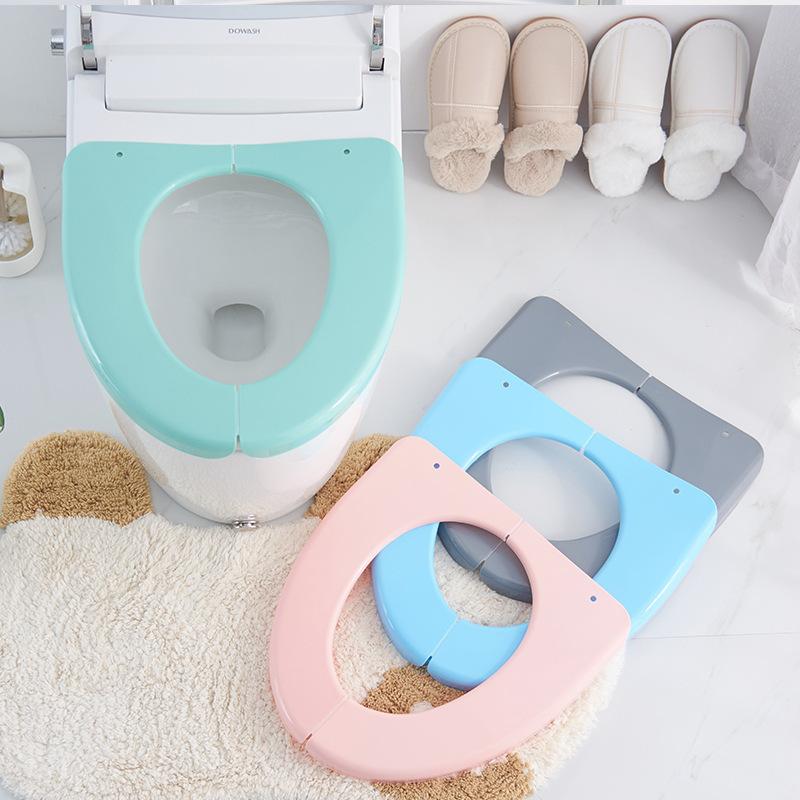 Folding Plastic Toilet Seat 38*40cm