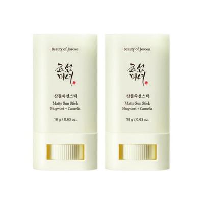 Mugwort Sun Stick SPF50+ PA++++ 18g – “Buy 1 Get 1 Free” Lightweight Matte Sunstick Duo
