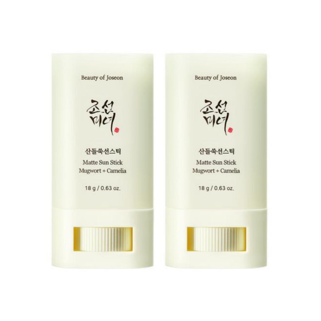 

Beauty of Joseon Mugwort Sun Stick SPF50+ PA++++ 18g – “Buy 1 Get 1 Free” Lightweight Matte Sunstick Duo