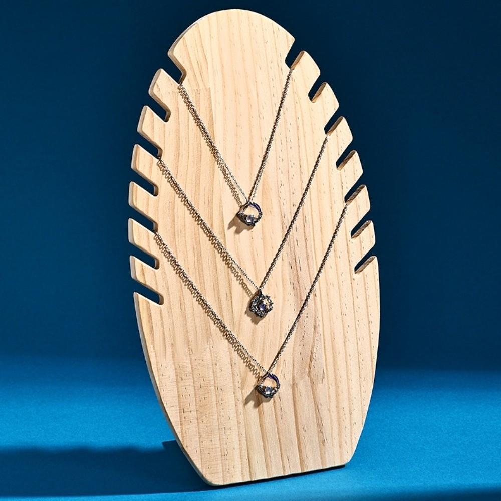 Jewelry Flame Shape Necklace Display Board Stable Necklace Display Stand  Bedroom