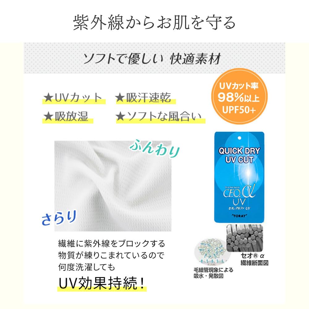[White Beauty] UV Cut Face Cover That Won't Make You