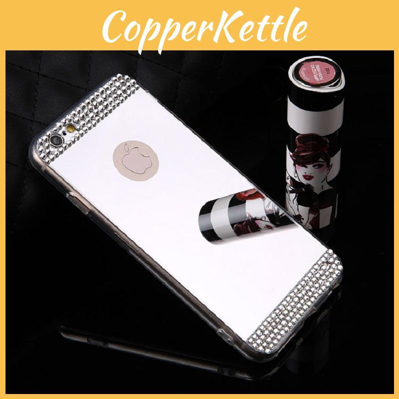 Drill Color Luxury Electroplated Mirror Mobile Phone Case For Iphone Cases