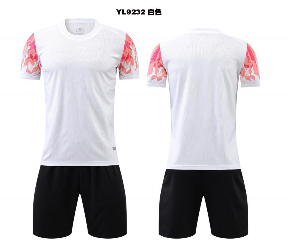 

Summer Short-Sleeved New Football Jersey Set Children S Team Game Training Jersey Sports Jersey 9232 16 белый
