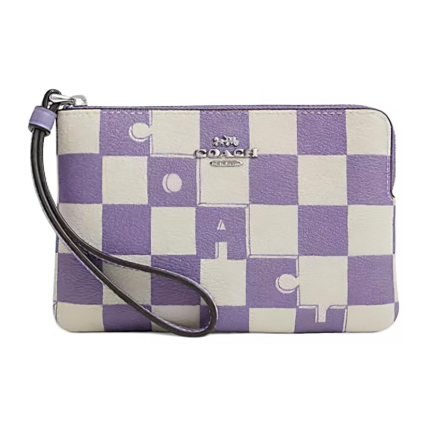 Coach Mini Crossbody Bag CR813-SVWPB Leather Lightweight Daily Commute Use Basic Set (Bag+Dust Bag)