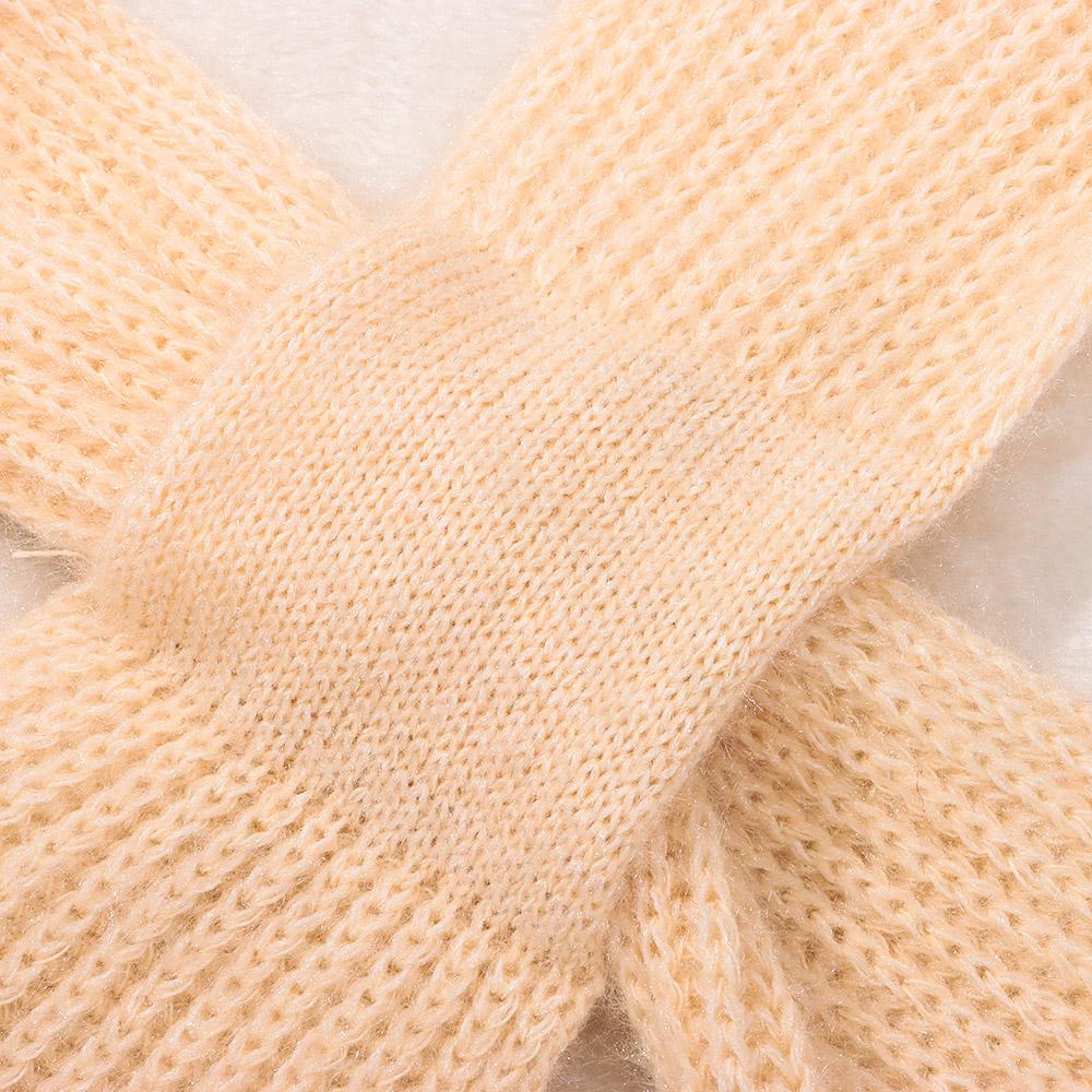 Windproof Hat Scarf Set Neck Warmer Knitted Hat  Scarf Fashion Integrated Ear Protection Cap  Woman