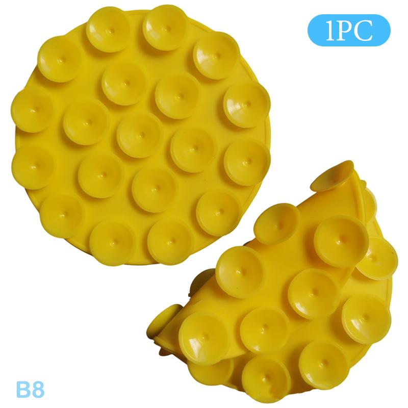 1/5Pcs Vase Anti-Toppling Sticker Silicone Suction Cup Sticker Double-Sided Easy Adhere,Prevent Knocking Over Vase Fixed Sticker