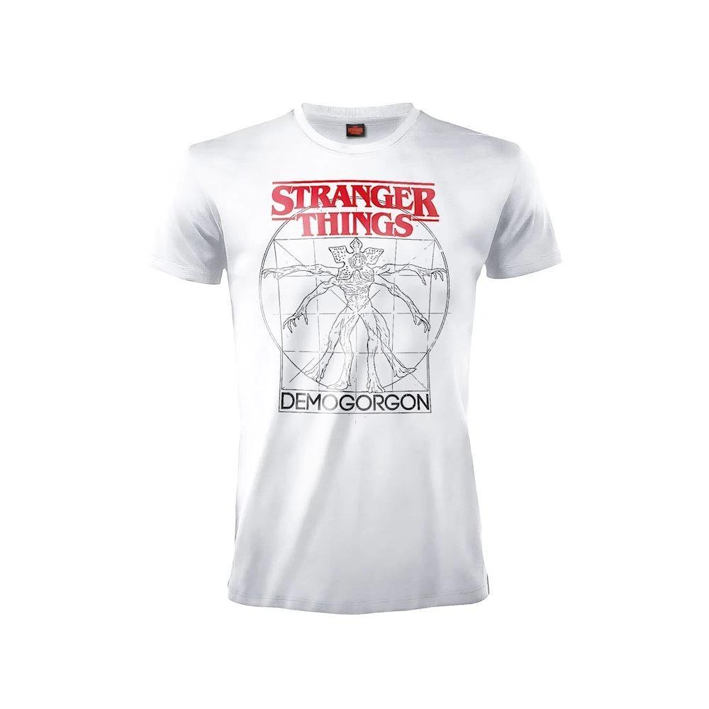 Stranger Things T-Shirt - Demogorgon - Original Official White Jersey Jerseys- 2XL