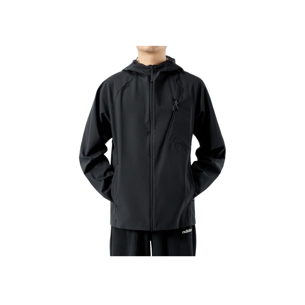 adidas Hooded Zip Comfortable Long Sleeve Jacket Unisex Jackets KG8959
