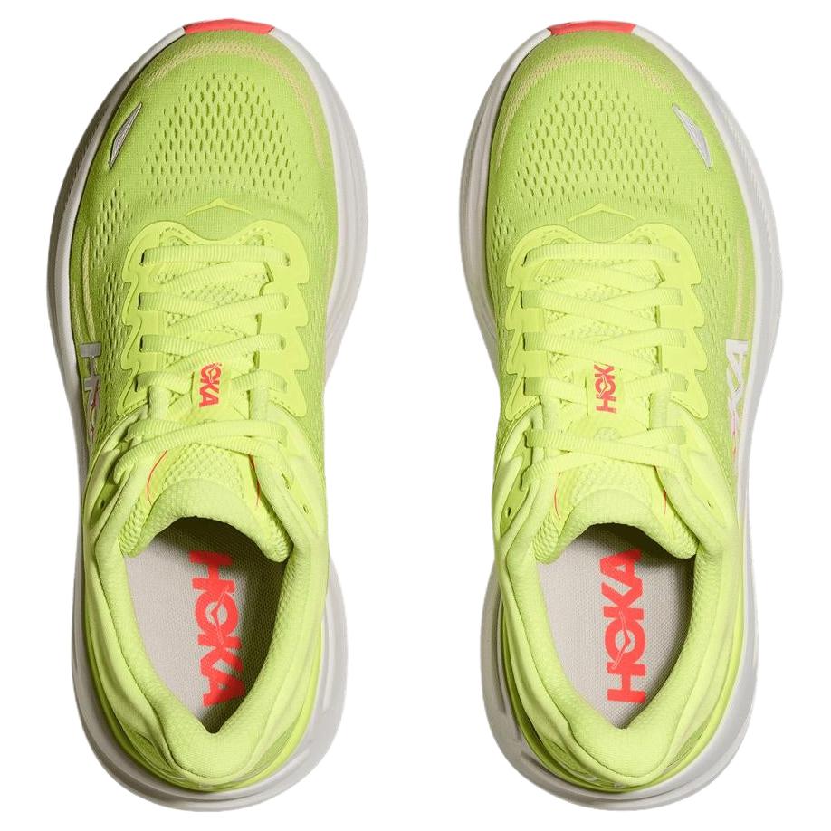 HOKA ONE ONE Bondi 9 Breathable Coverage Support Rebound Running Shoes Women's Bright Green 1162012-NYZS