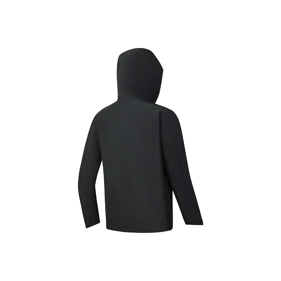 FILA Fitness Solid Color Loose Fit Fashion Outdoor Sports Versatile Detachable Two-Piece Waterproof Windproof Breathable Warm Jacket A11M541704FBK