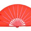 Tai Chi Bojová umění Kung Fu Bambusový hedvábný tanec Trénink Výkon Ventilátor (Červené žebro)