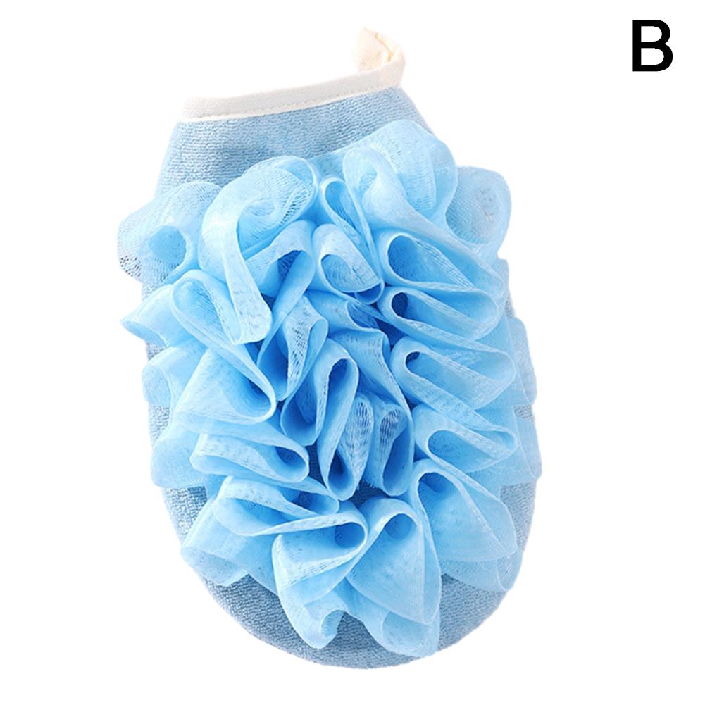 2 IN 1 Body Cleaning Washcloth Soft Brush Home Hotel Back Bathroom Exfoliating Scrubber Skin To I0I4