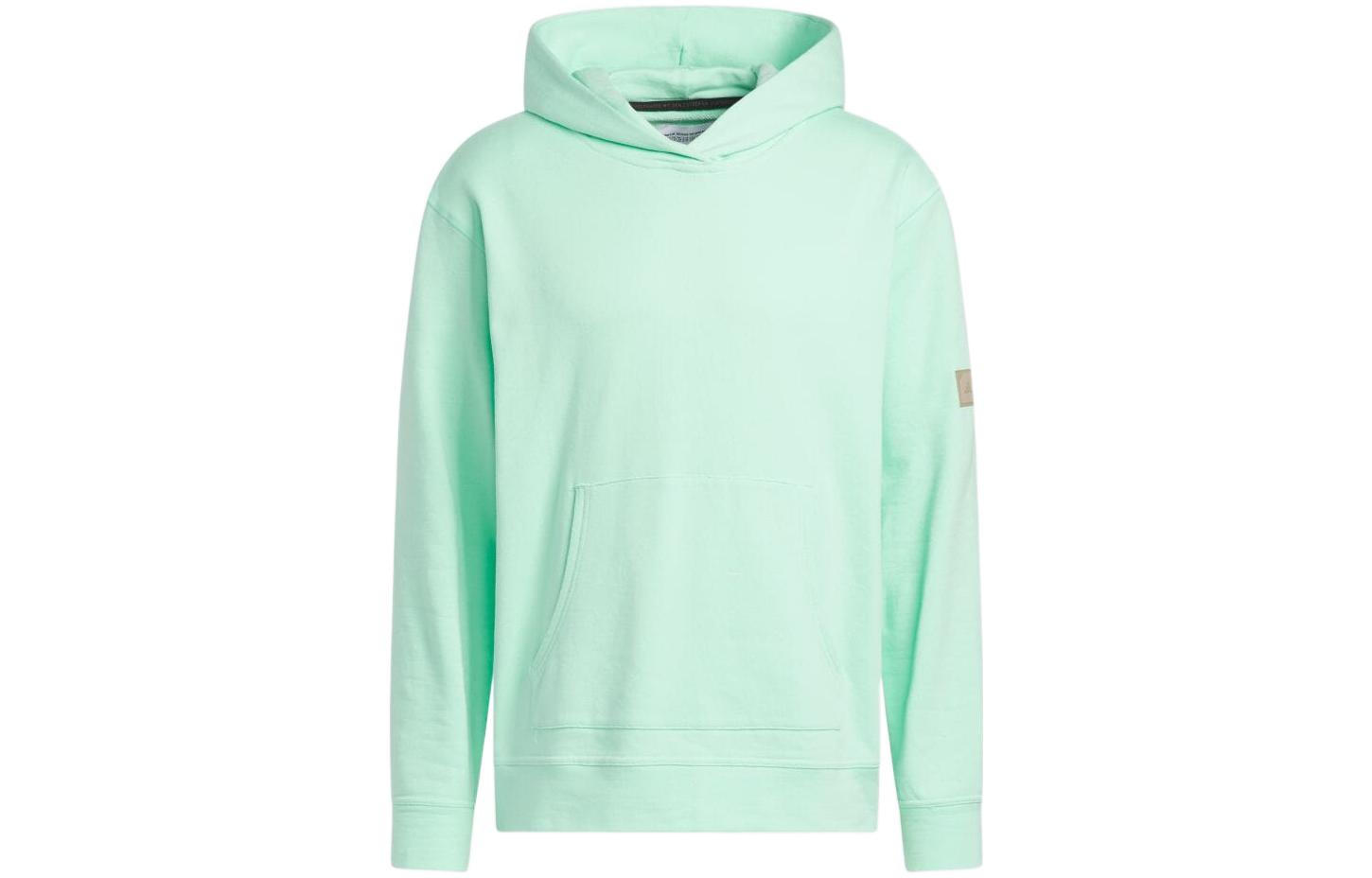 Adidas Sweatshirts Men s Green Hooded Moderate Regular HS5610 L