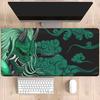 Japanese Samurai Devil Mask Black Ghost Face Nonslip Mouse Pad Gamer HD Printing PC Gaming Accessories Computer XXL Desk Mat