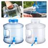 7.5L Portable Water Container Multifunction Water Storage Carrier Large Capacity Outdoor Water Tank for Hiking Self-Driving Tour