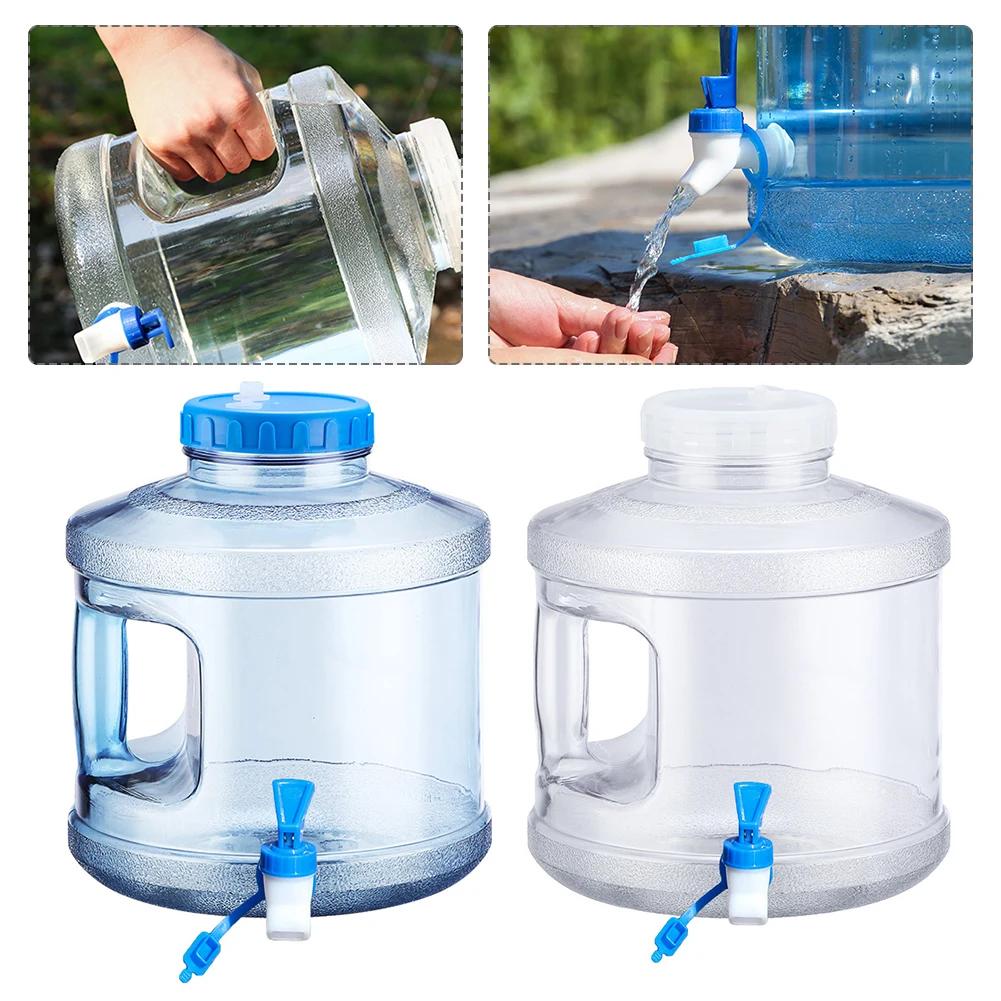 7.5L Portable Water Container Multifunction Water Storage Carrier Large Capacity Outdoor Water Tank for Hiking Self-Driving Tour