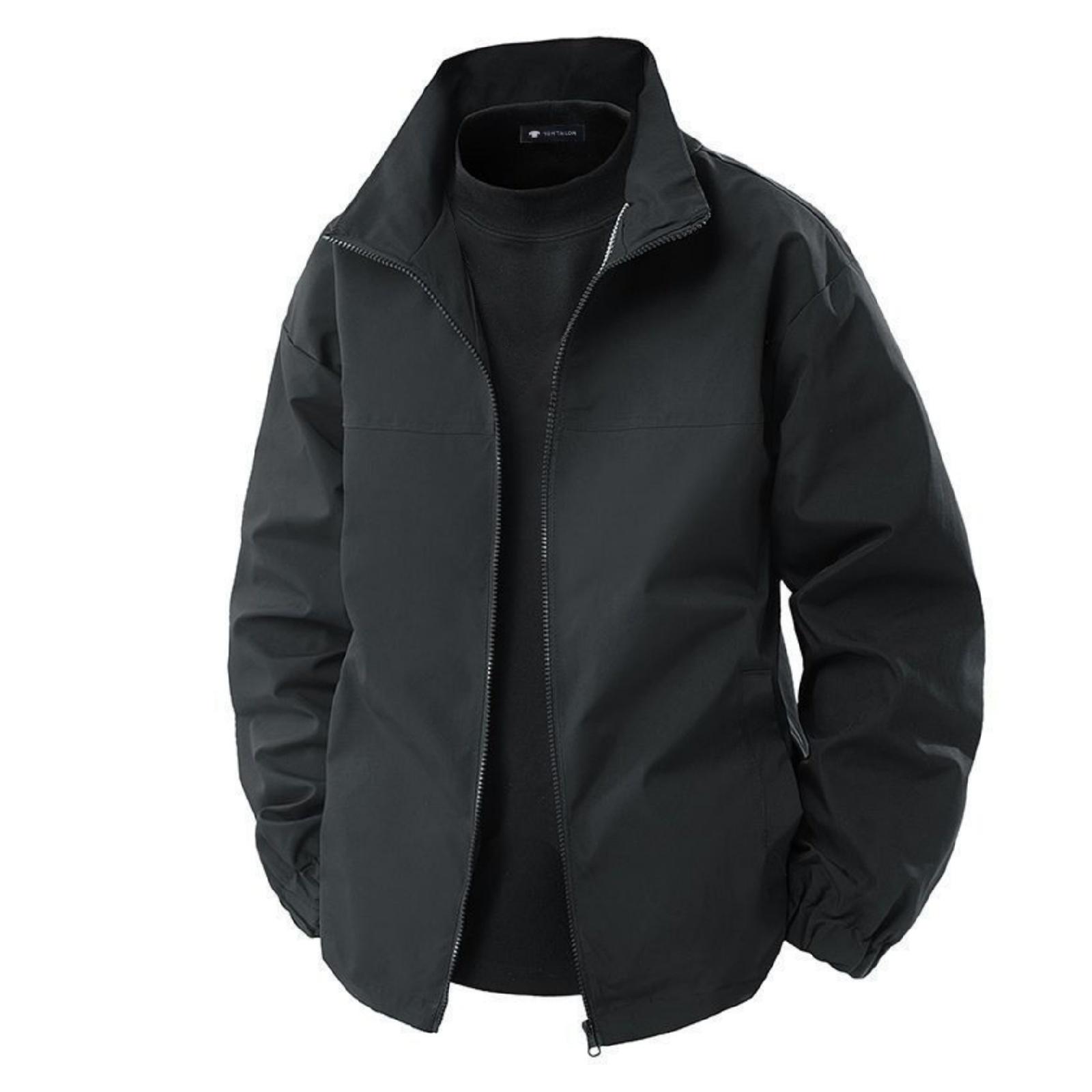 

Men s And Women s Color-matched Casual Long-sleeved Down Jacket, Outdoor Sports Windproof And Waterproof Zipper Jacket XL чёрный