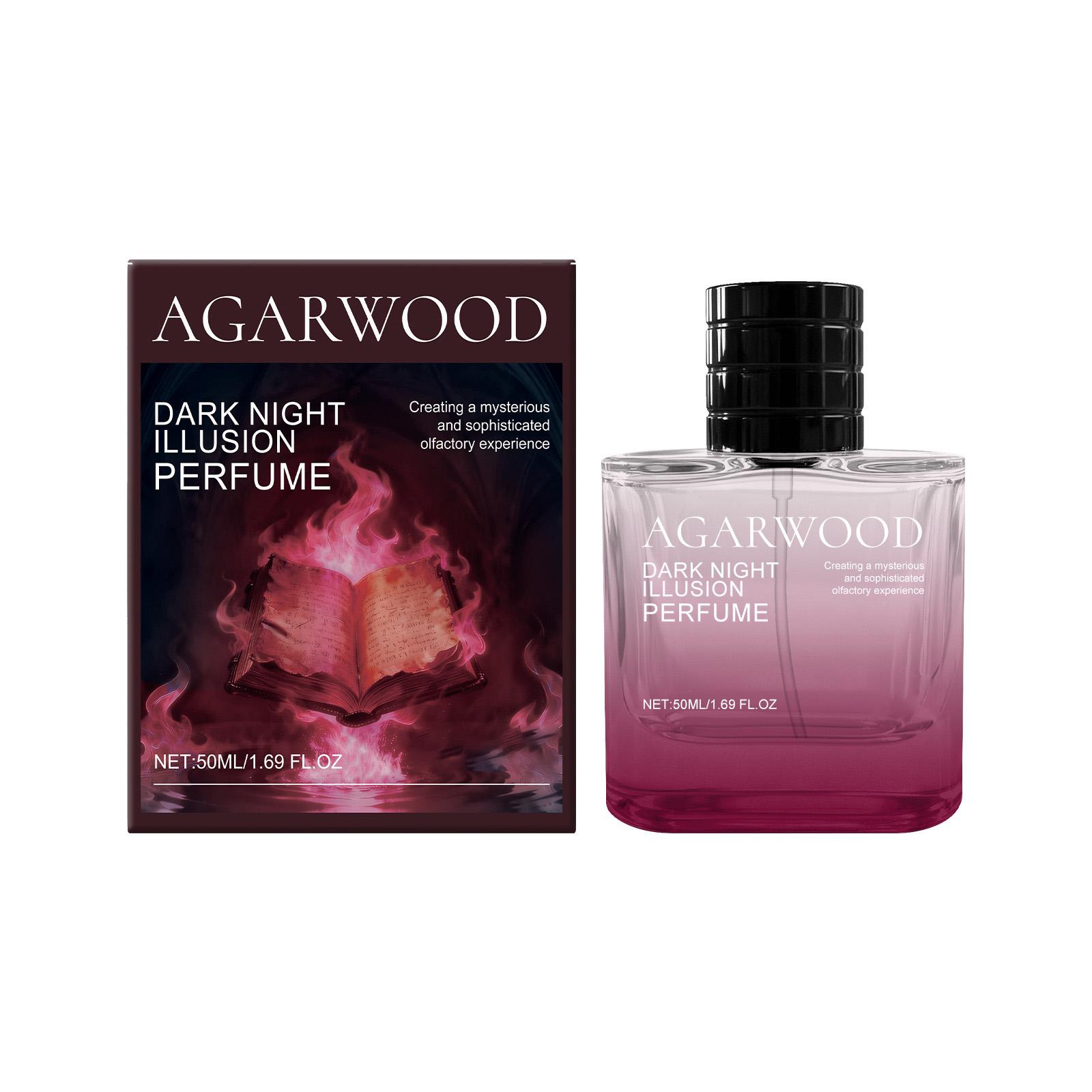 Парфюм «Темная Ночь Фантом Агарвуд» — это портативный парфюм и элегантный парфюм-подарок, 50 мл белый