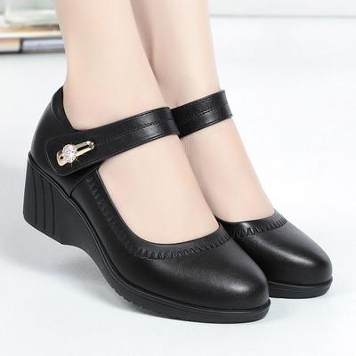 Damenmode, süße, hochwertige Pumps zum Reinschlüpfen, für Partys, Lady, coole schwarze Schuhe mit Absatz, Übergröße