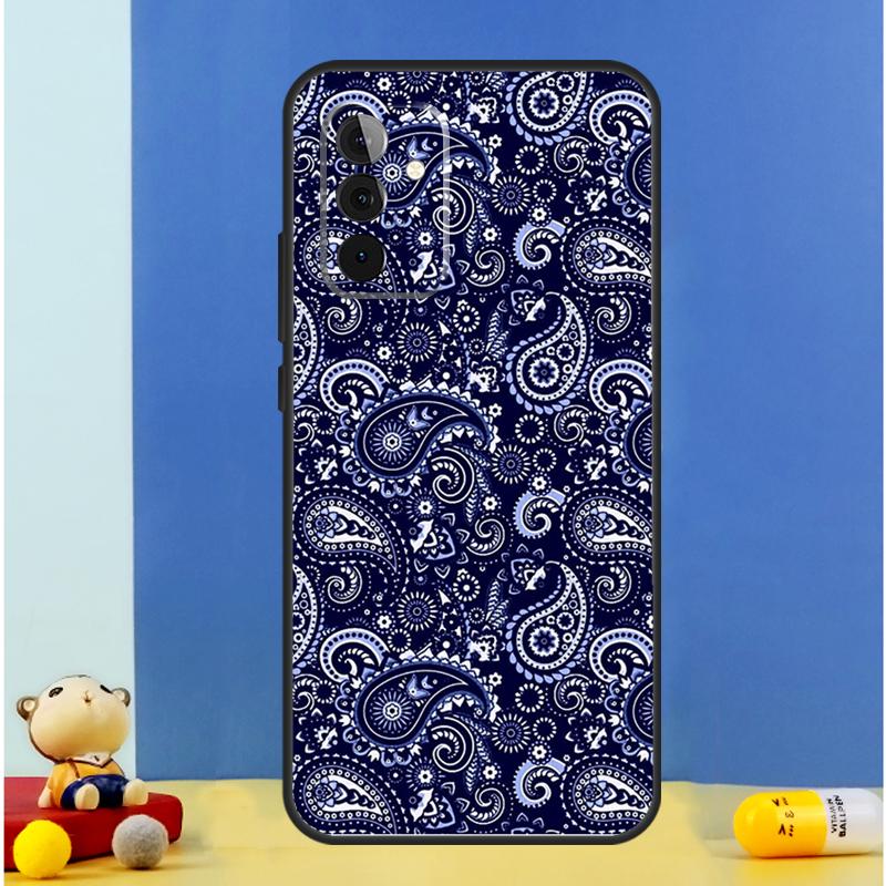 Bandana Paisley Pattern Art For Samsung Galaxy A15 A25 A51 A71 A12 A32 A52 A72 A14 A24 A34 A54 A13 A23 A33 A53 A73 Case