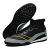 Men's High Top Elastic Sock Mouth Football Boots Rubber Soft Bottom Short Nail Youth Boys Football Shoes