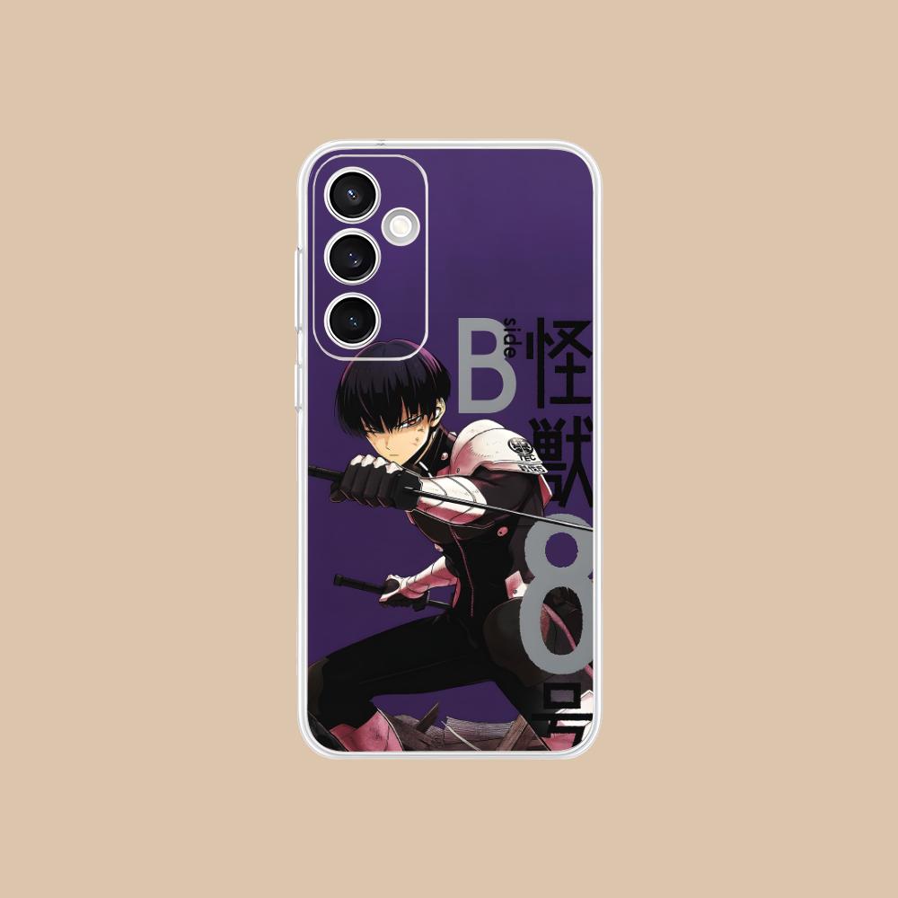 Kaiju No.8 Hoshina Soshiro Phone Case for Samsung Galaxy S25 S24 S23 S22 S21Plus FE Ultra Clear Colorful Cover Cover Pretty