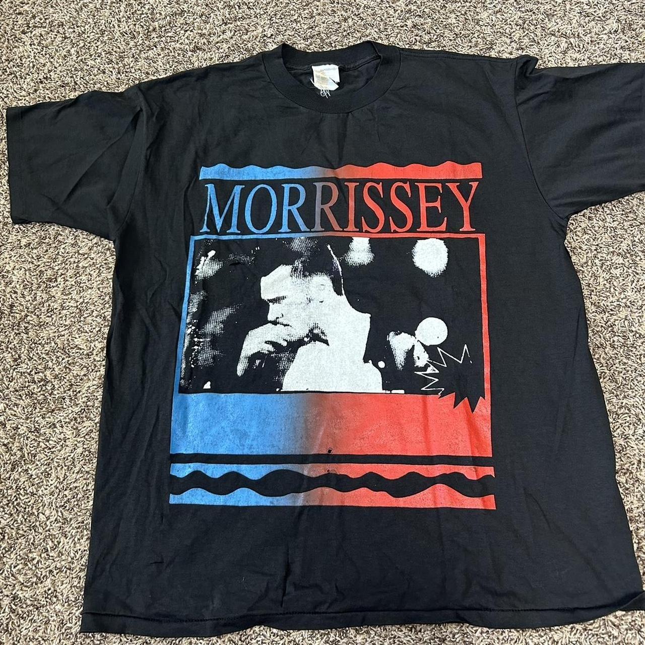 Morrissey 1992 Tour Parking Lot Basic Black Unisex Shirt S-5XL WA1286 XXXXL