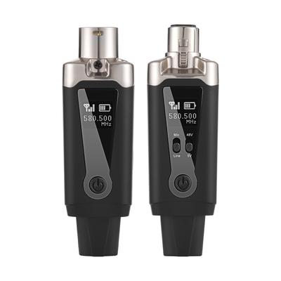 Bezdrôtový mikrofónový Xlr vysielač a prijímač UHF bezdrôtový mikrofónový systém pre elektrický mixér zvuku