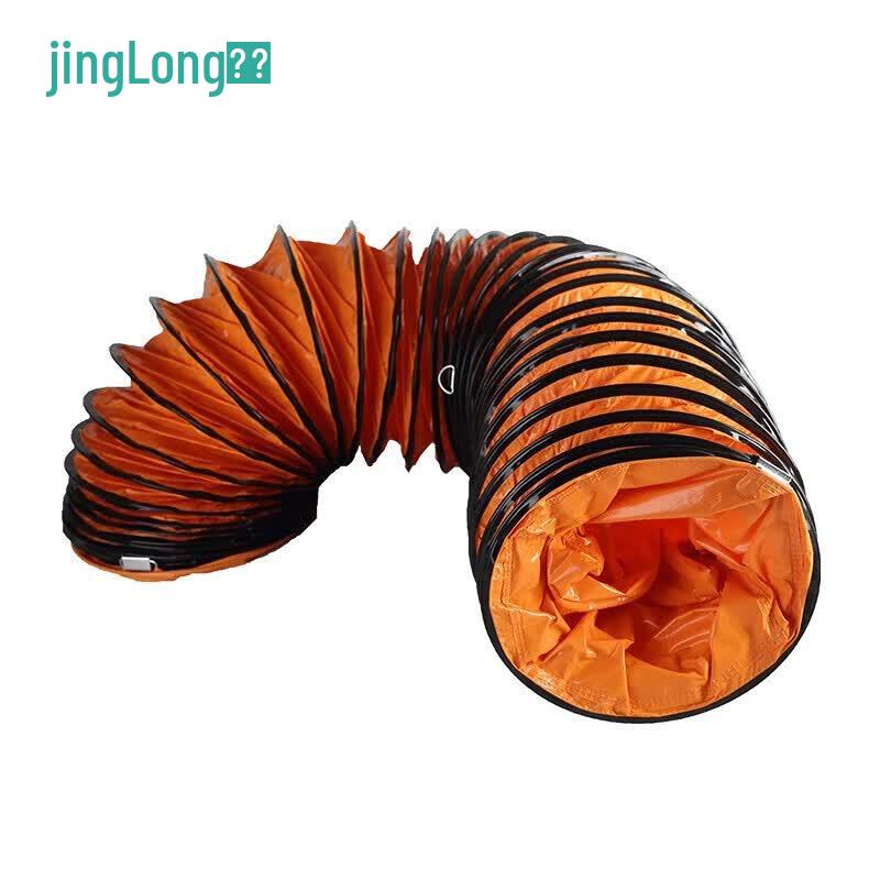 Jinglong Industrial Portable Axial Fan with 20m PVC Ventilation Duct