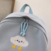 Cartoon Women's Backpack Student Large Capacity School Bag Color Block Campus Backpack
