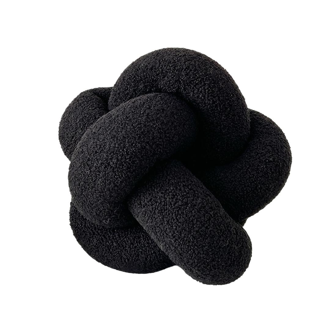 Handgeknüpftes Knotenkissen Dekoratives Weiches Plüschkissen für Wohnzimmer Schlafzimmer Sofa Stuhl Heimgebrauch Bequemes Stützendes Design