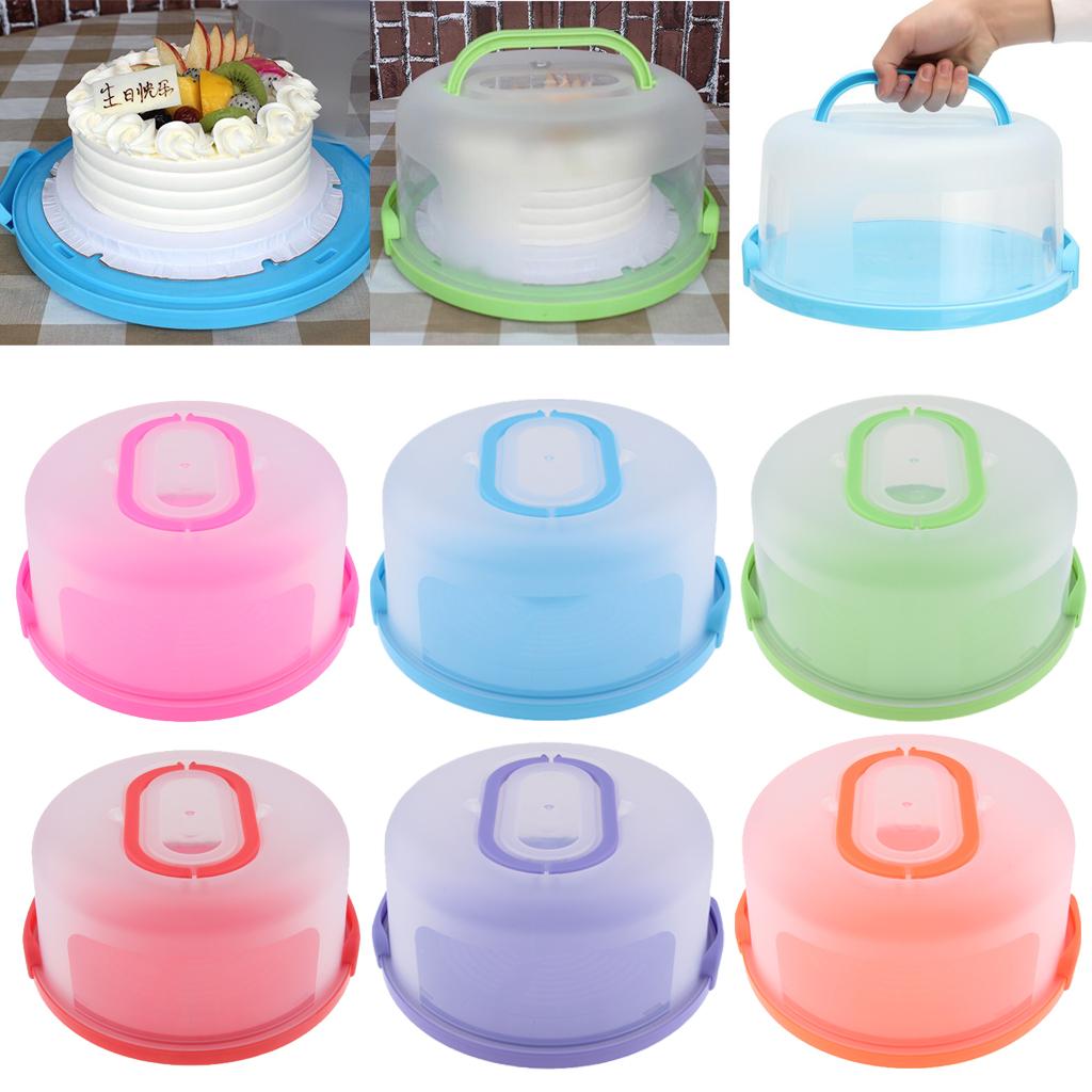 Portable Cake and Cupcake Carrier/Storage Container for Transporting Cakes Cupcakes Pies Dessert Display