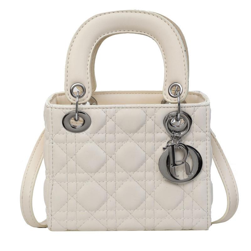 Шикарная Трансграничная Мода Вышитая Нитью Сумка 2024 Весна Новая Универсальная Наплечная Сумка-Почтальон бежевый