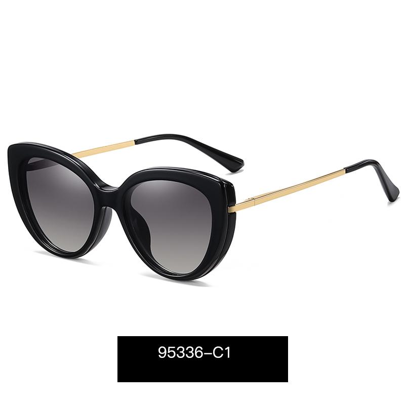 Trending Women Cat Eye Optical Glasses Frame With Magnetic Clip Sunglasses Customizable Prescription Myopia Presbyopia Glasses