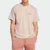 adidas T Shirts Unisex Wonder Taupe Crew Neck Moderate Straight Fit IC4715