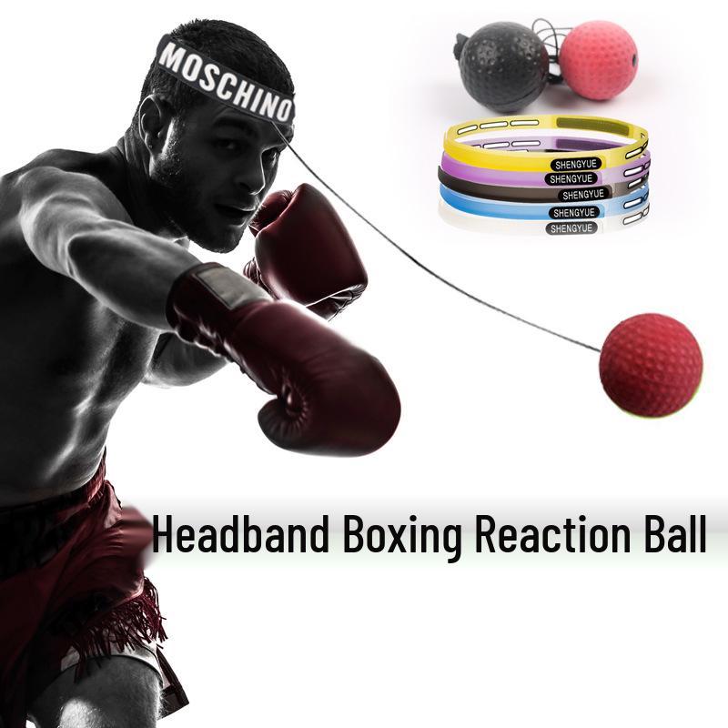 Head-Mounted Boxing Reaction Ball for Speed, Coordination, and Stress Relief
