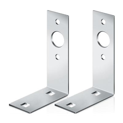 2 Stück Edelstahl Anhänger Rücklicht Halterungen L-Form Rahmen Montage Hardware für Bootsanhänger Licht