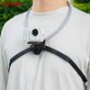 Flymile Neck Mount Holder for DJI Action 6/5 Pro/4/Osmo 360/Insta360 Go UItra Mount Chest Strap Action Camera Accessories